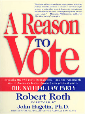 cover image of A Reason to Vote